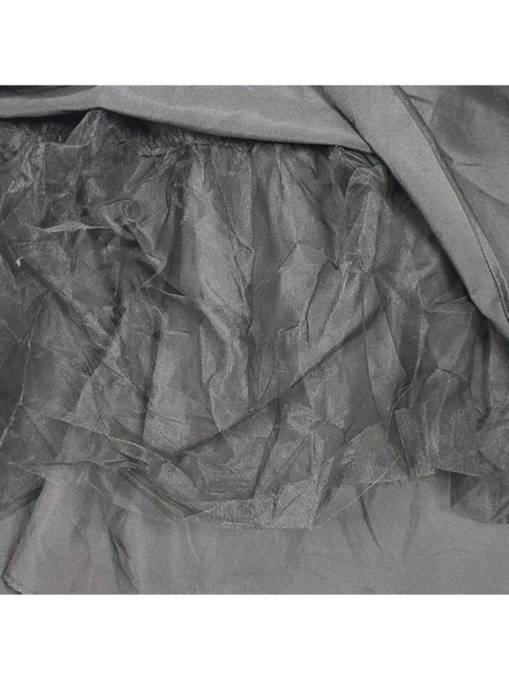 Davids Bridal Black A-Line Bow Accent Formal Dress Size 10 Polyester - Picture 6 of 11